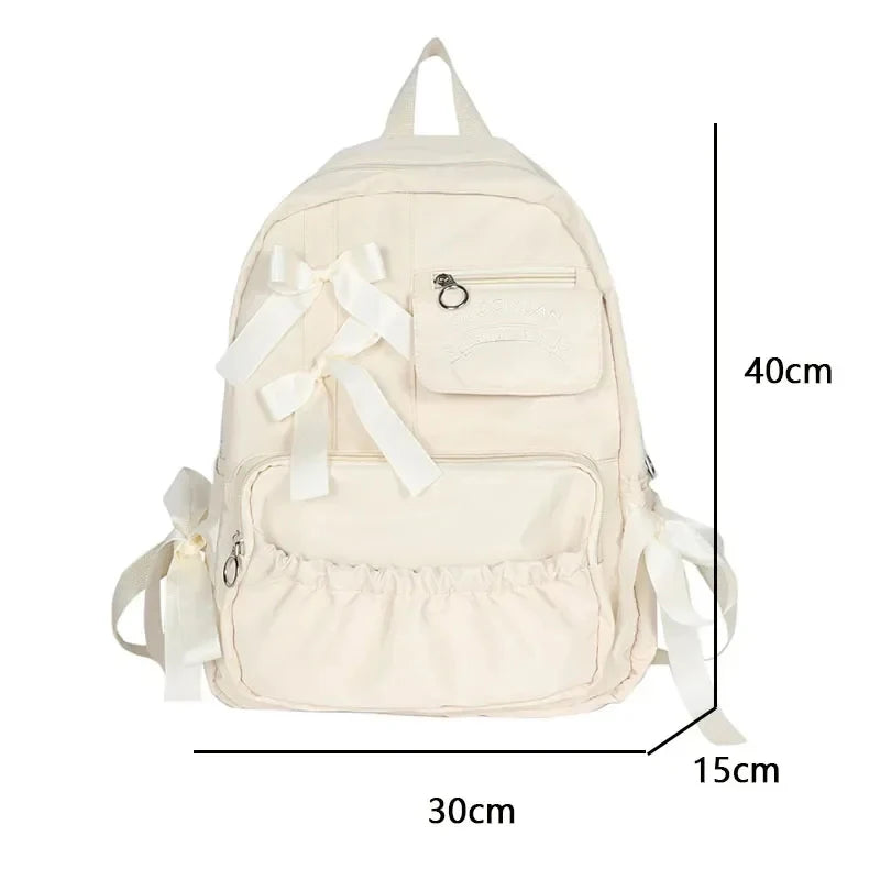 Fashion Backpack Nylon Women Backpack Anti-theft Shoulder Bags New School Bag for Teenager Girls School Backapck Female