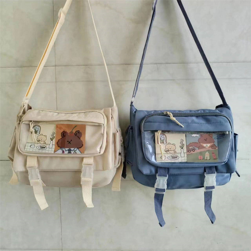 Waterproof Nylon Crossbody Bags for Women Shoulder Bags Youth Fashion Ladies Handbag Messenger Bag Teenagers Girls School Bags