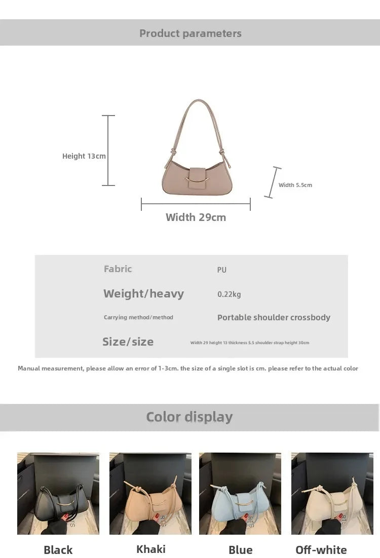 Fashion PU Leather Tote Bag, Stylish Single Handbags Shoulder Underarm Bag, Stylish Simple Cross Body Bags for Women Daily Use