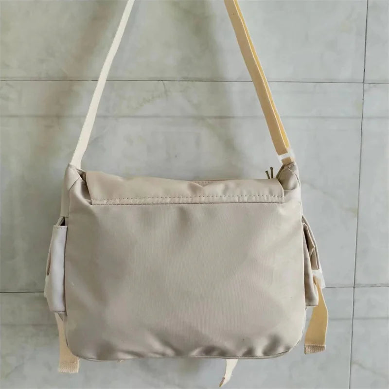 Waterproof Nylon Crossbody Bags for Women Shoulder Bags Youth Fashion Ladies Handbag Messenger Bag Teenagers Girls School Bags