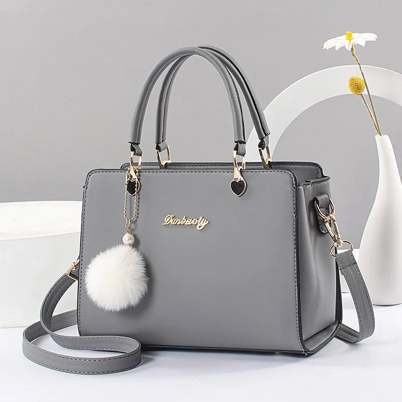 Fashionable Decorative Women's Small Square Bag, Simple Solid Color Large Capacity Handheld Crossbody Bag