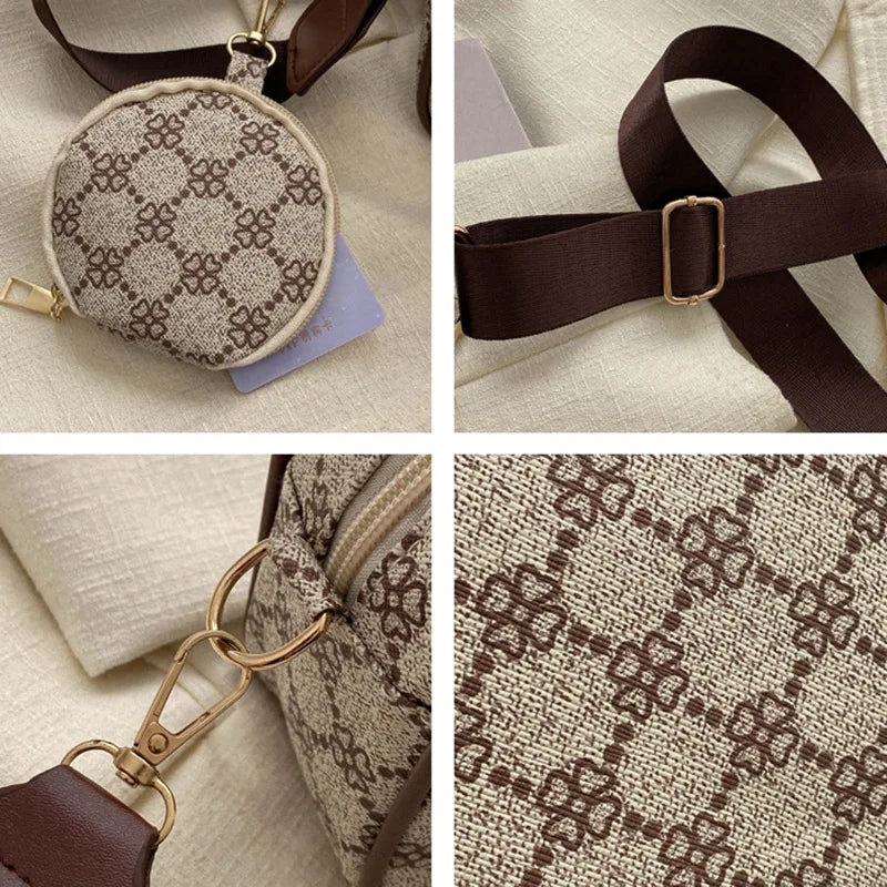 Simple And Trendy Texture, Casual Women's Shoulder Bag With A Foreign Style Strap, Small Hanging Bag, Diagonal Crossbody Small S