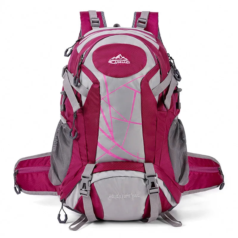 Climbing Camping Backpack Sports Travel Duffel Bag for Men Women with Shoes Outdoor Hikking Cycling Rucksack Luggage Storage Bag