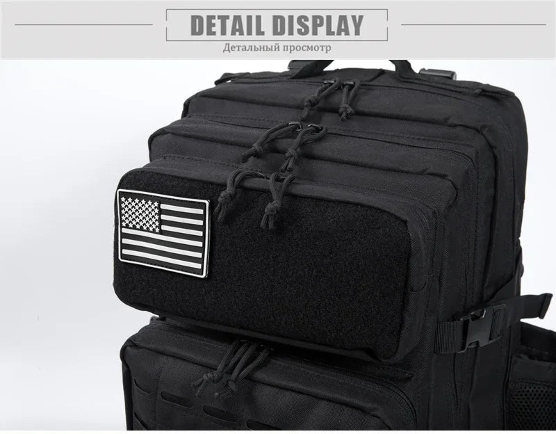 25L/45L Tactical Backpack for Women/men survival Laser Cut Molle Daypack Gym Rucksack School Bag with Dual Cup Holder back pack