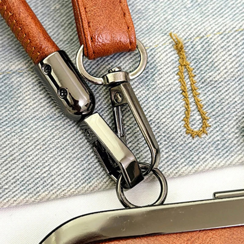 New Fashion Vintage Soft Leather Cosmetic Bag Purse Women's Handbag Crossbody Shoulder Bags Evening Party Totes Makeup Wallet