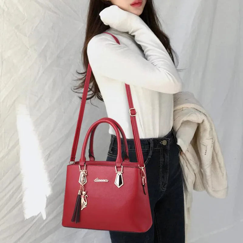 2pc/set Women Fashion Casual Totes, Luxury Handbags ,Designer Shoulder Bags, Crossbody Composite Bag Bolsos