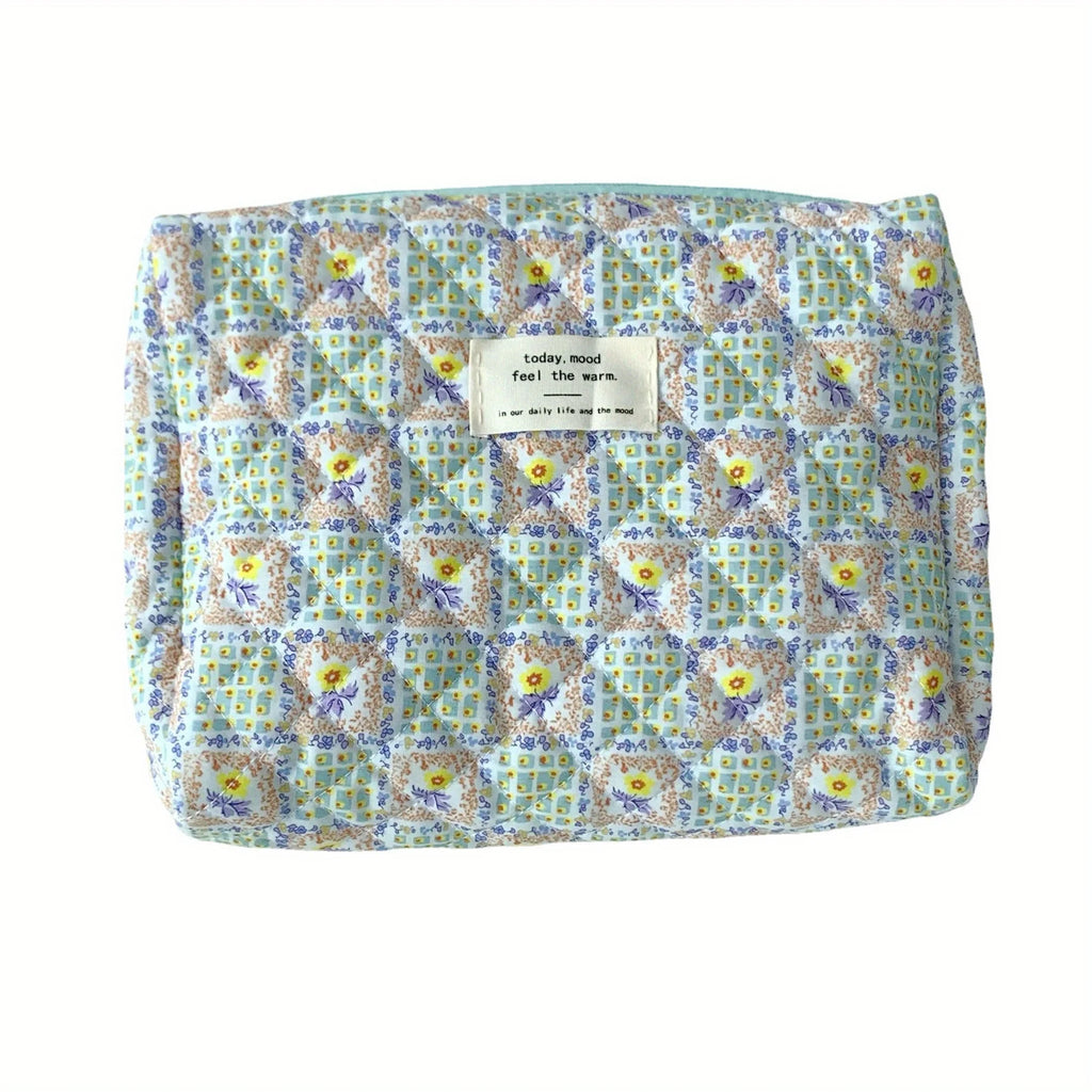 Colorful Aesthetic Pattern Clutch Storage Pouch, Zipper Lightweight Makeup Bag, Versatile Cosmetic Bag