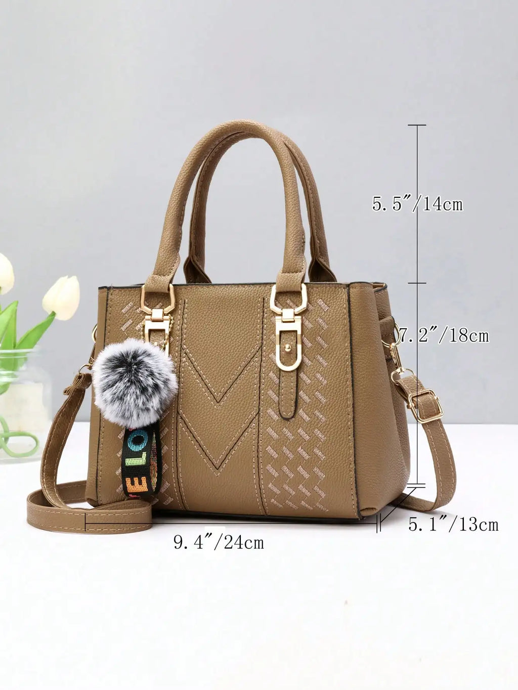 PU leather women's handbag, women's retro wallet, crossbody bag, Boston single shoulder crossbody bag