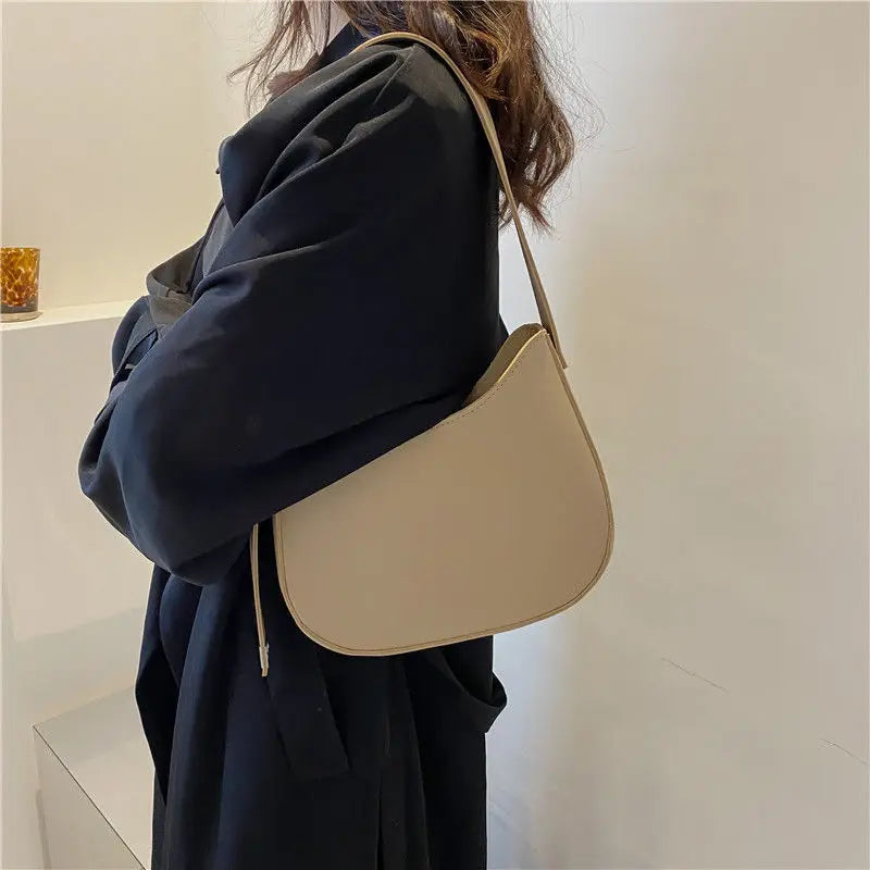 PU Leather Fashion Design Crossbody Bags For Women Summer Travel Shoulder Bags Large Capacity Handbags and Purse Armpit Hobo Bag