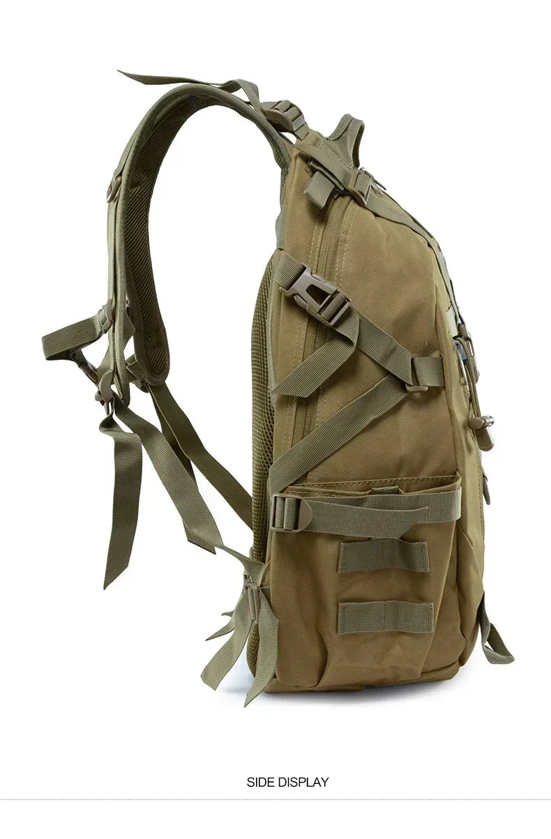 40L Camping Hiking Backpacks Tactical Backpack for Men/women Reflective Outdoor Climbing Rucksack Bag Survival Molle Travel Bags
