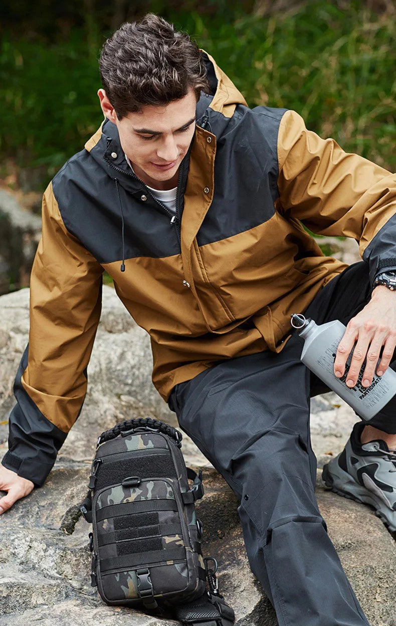 Camping Chest Bag Tactical Backpack for Men Sports Shoulder Outdoor Hiking Climbing Cycling Fishing MOLLE Sling EDC Fanny Pack
