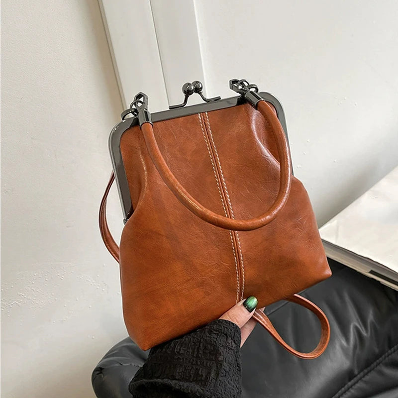 Women's Handbag Crossbody Shoulder Bags Evening Party Totes Makeup Wallet New Fashion Vintage Soft Leather Cosmetic Bag Purse