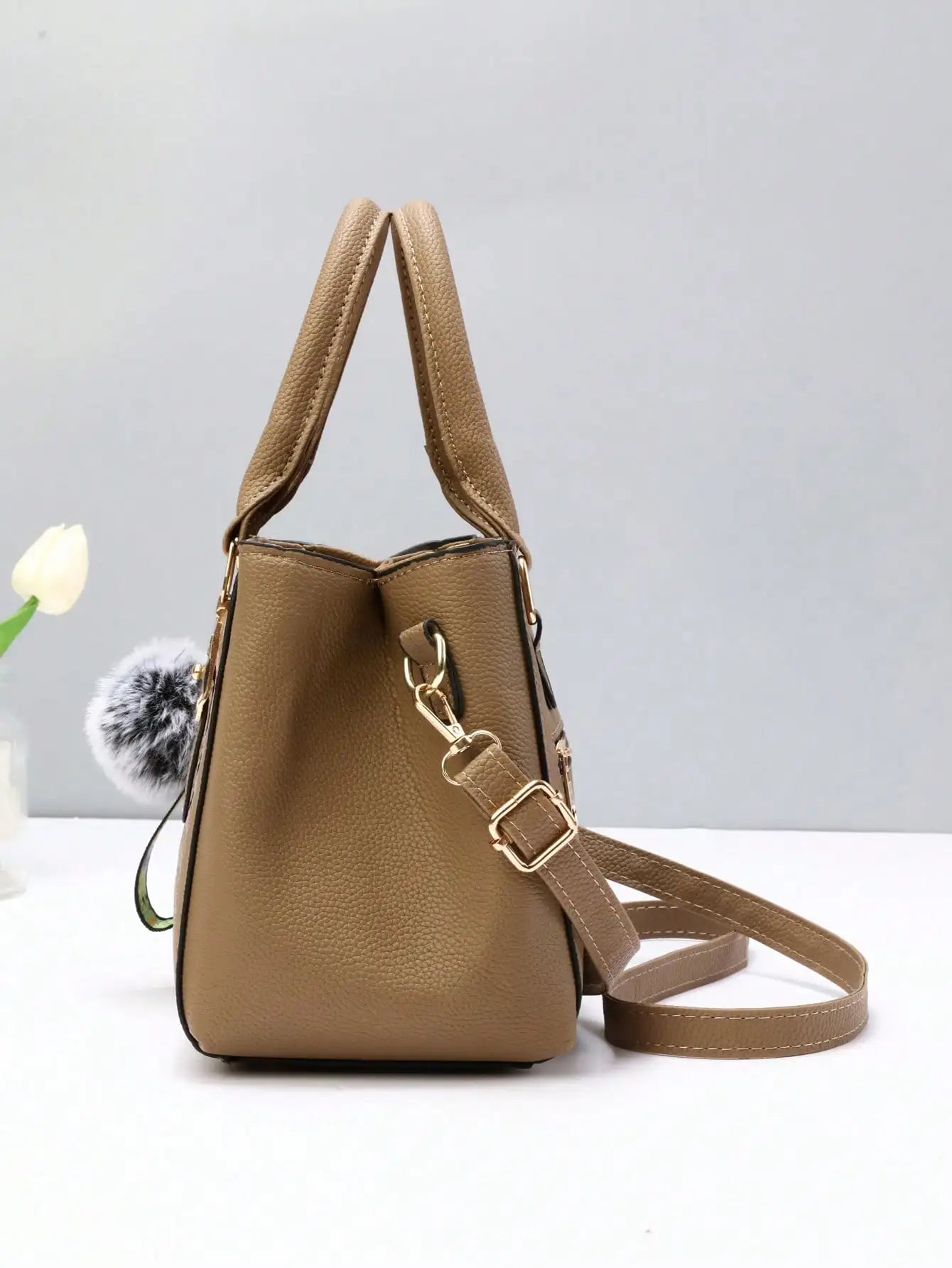 PU leather women's handbag, women's retro wallet, crossbody bag, Boston single shoulder crossbody bag
