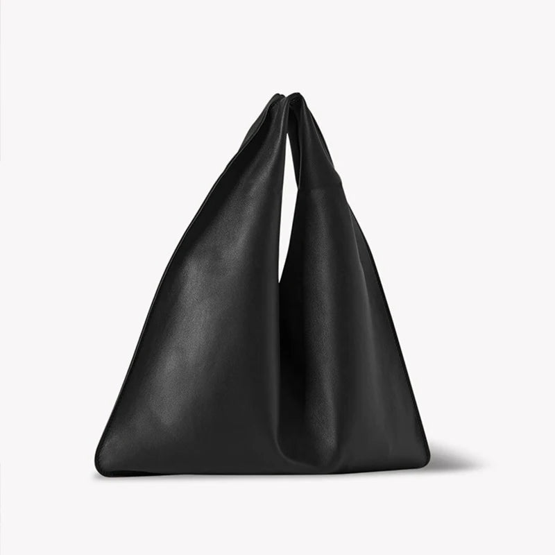 Simple Design Small Bindle Trendy Bag PU Leather Handbag for Women Casual Winter Shoulder Bags