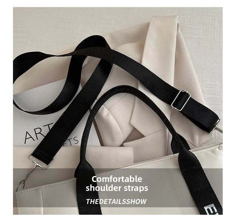 Nylon Handbag Women Campus Student Tote School Bag, Teen Girls Handbags Messenger Bag, Oxford Waterproof Shoulder Crossbody Bags