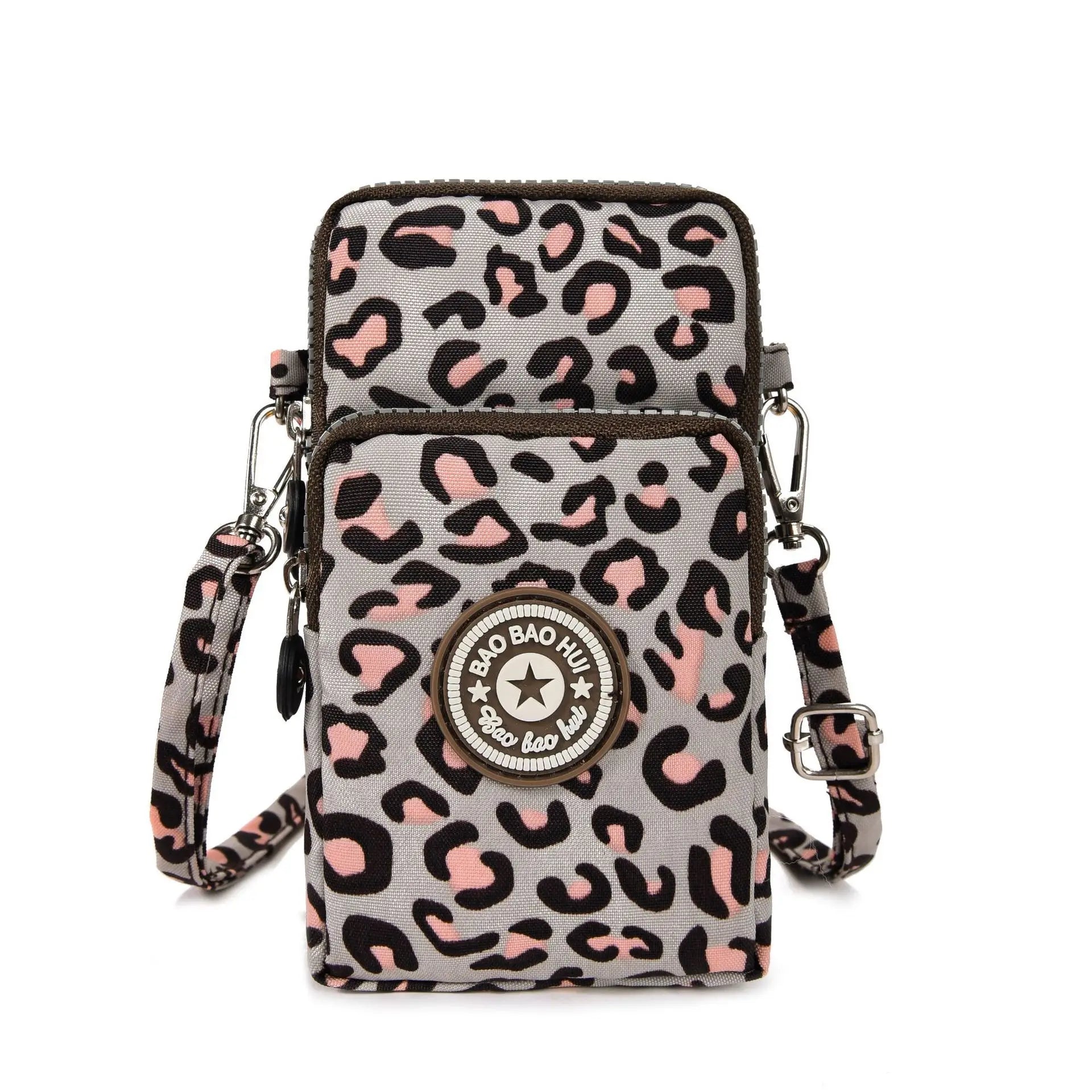 Sports Arm Bag, Women Mobile Phone Bag Running Messenger Purse Wallet, Women's Shoulder Cross Body Bags Multi Layer Zipper Pouch