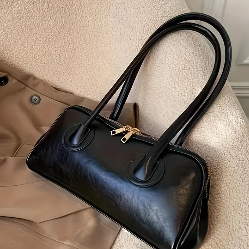 Fashionable Faux Leather Shoulder Bag, Stylish Women Handbag, Versatile Tote Bag Purse, Suitable for Daily, Work, Party ,Travel.