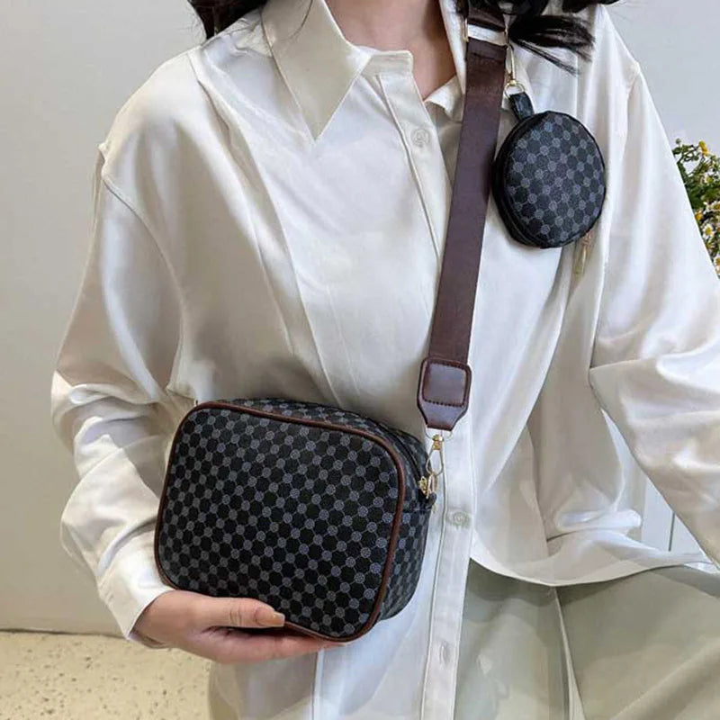 Simple And Trendy Texture, Casual Women's Shoulder Bag With A Foreign Style Strap, Small Hanging Bag, Diagonal Crossbody Small S