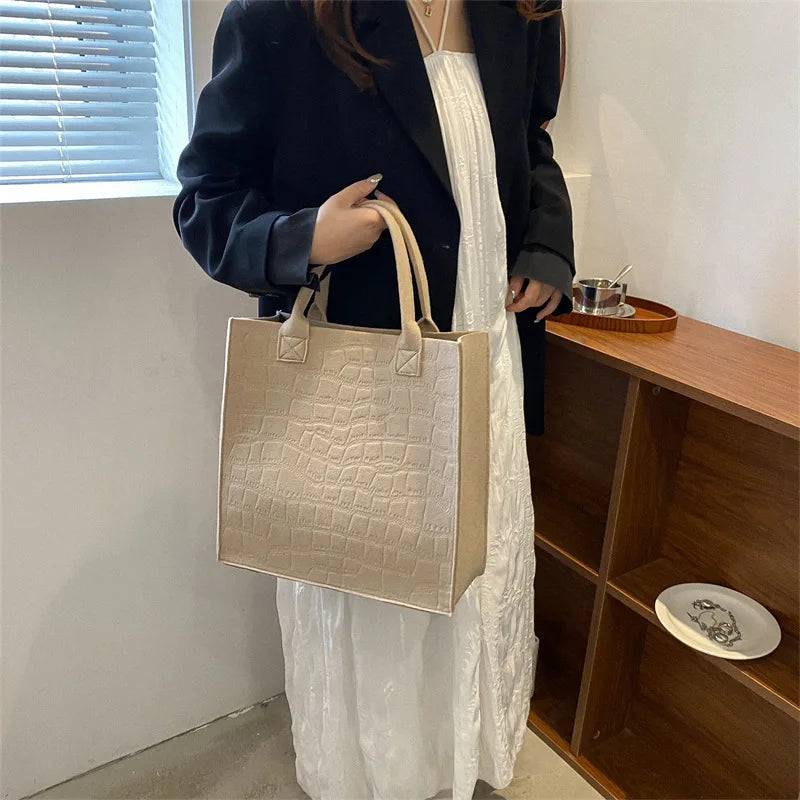 Large Capacity Cotton Shopper Tote Bags Women Shoulder Bag Ladies Casual Eco Reusable Purse and Handbag Travel Books Pack bolsa