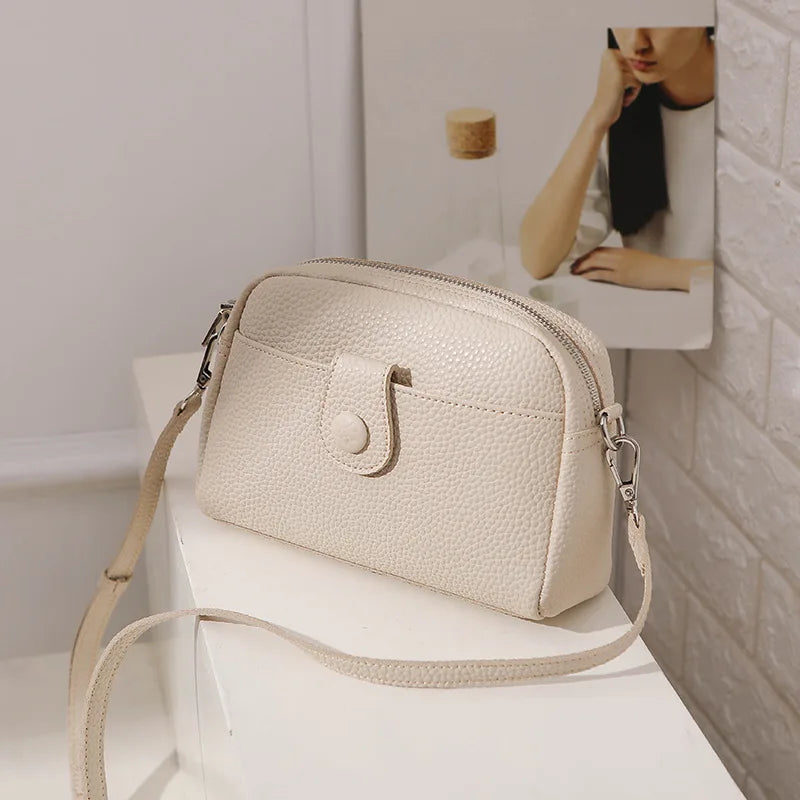 Fashion Brands Shoulder Bags For Women Simple PU Leather Crossbody Bag Shopping Phone Purse Female Messenger Handbag Pouch