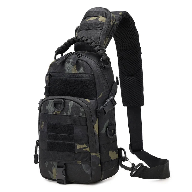 Camping Chest Bag Tactical Backpack for Men Sports Shoulder Outdoor Hiking Climbing Cycling Fishing MOLLE Sling EDC Fanny Pack