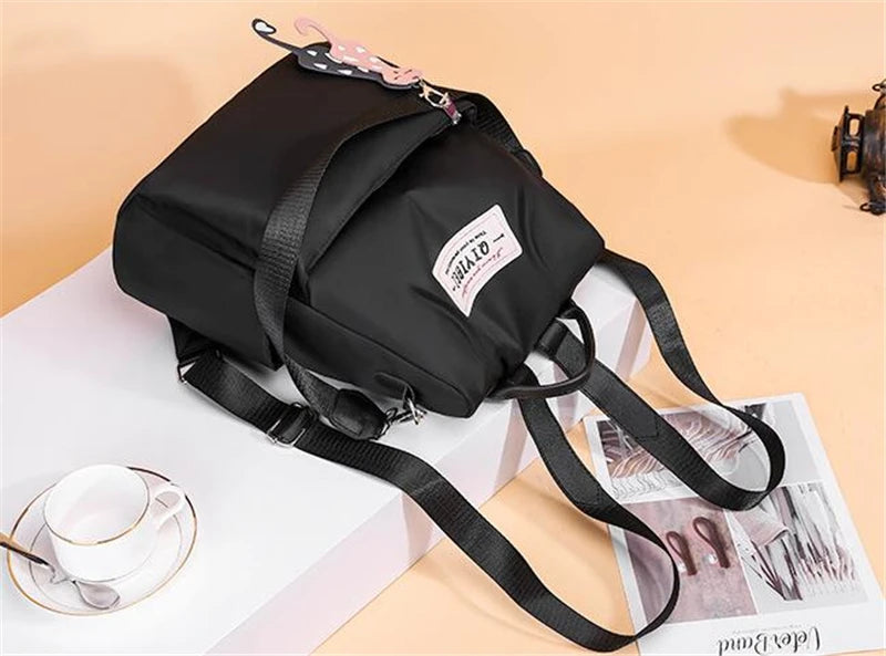 Quality Waterproof Oxford Backpack, Women High Capacity Anti-theft Travel Daypack, Casual Rucksack, Multi-use Shoulder Bags