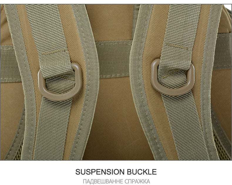 40L Tactical Backpack for Men Camping Hiking Backpacks Reflective Outdoor Travel Bags Survival Molle Climbing Rucksack Bag