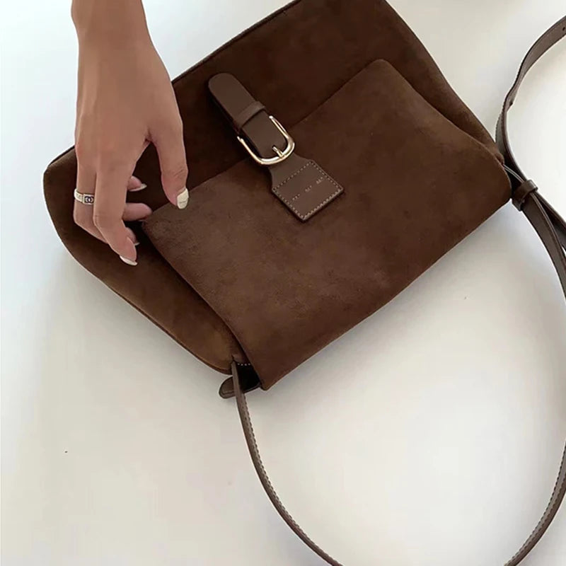 Matte Leather Large Capacity Handbag Female Underarm Shoulder Bag Fashion Messenger Crossbody Bags for Women Luxury Design Totes