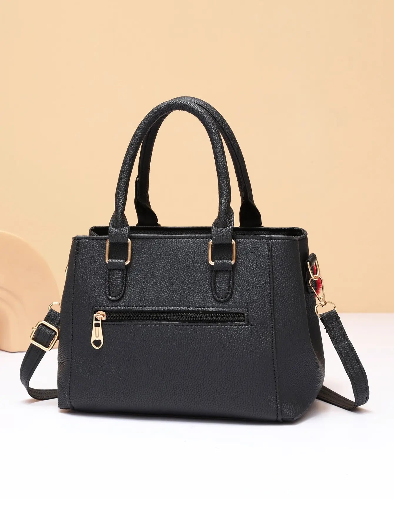 PU Leather Ladies HandBags Women Vintage Purse Plush Tassel Messenger Bags Tote Boston Shoulder Crossbody Bag