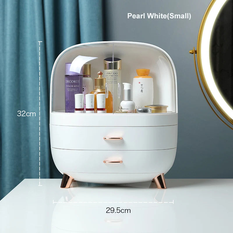 Makeup Container Polish Box Desktop Storage Organizer Makeup Drawer Large Box Cosmetic Capacity Storage Nail Jewelry Organizer