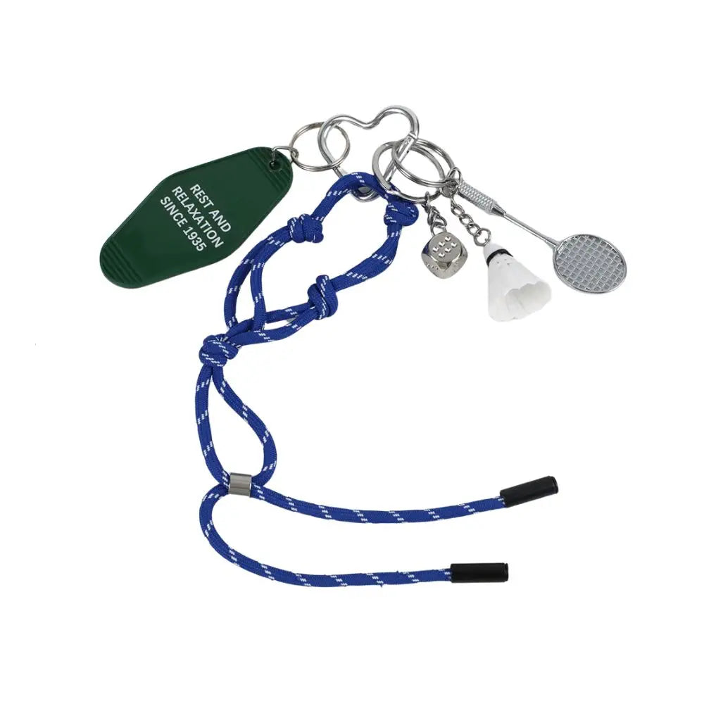 Hot Sale Fashion Women's Handbag Charms INS Braided Rope DIY Bag Pendant Keychain Colorful Rope Knot Design For Bags & Keys
