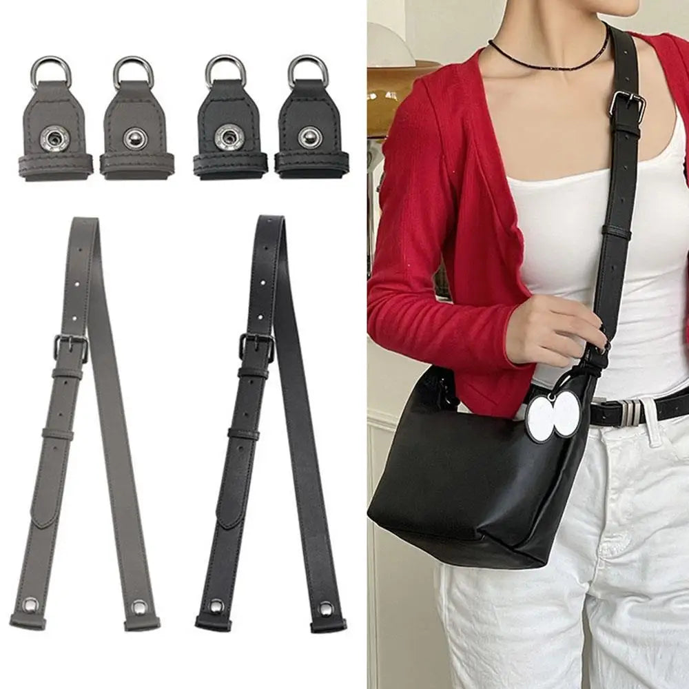 Women Bag Extension Strap Handbag Accessories Leather Shoulder Strap Set Crossbody Bag Accessories Replacement Straps DIY Parts