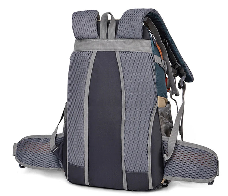 Climbing Camping Backpack Sports Travel Duffel Bag for Men Women with Shoes Outdoor Hikking Cycling Rucksack Luggage Storage Bag