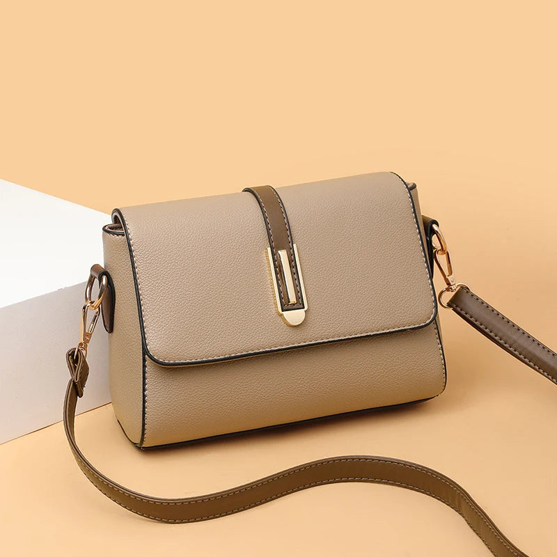 Women Shoulder Bags Ladies Messenger Crossbody Flip Purses Handbags Single Thin Adjustable Shoulder Strap Square Horizontal Bag