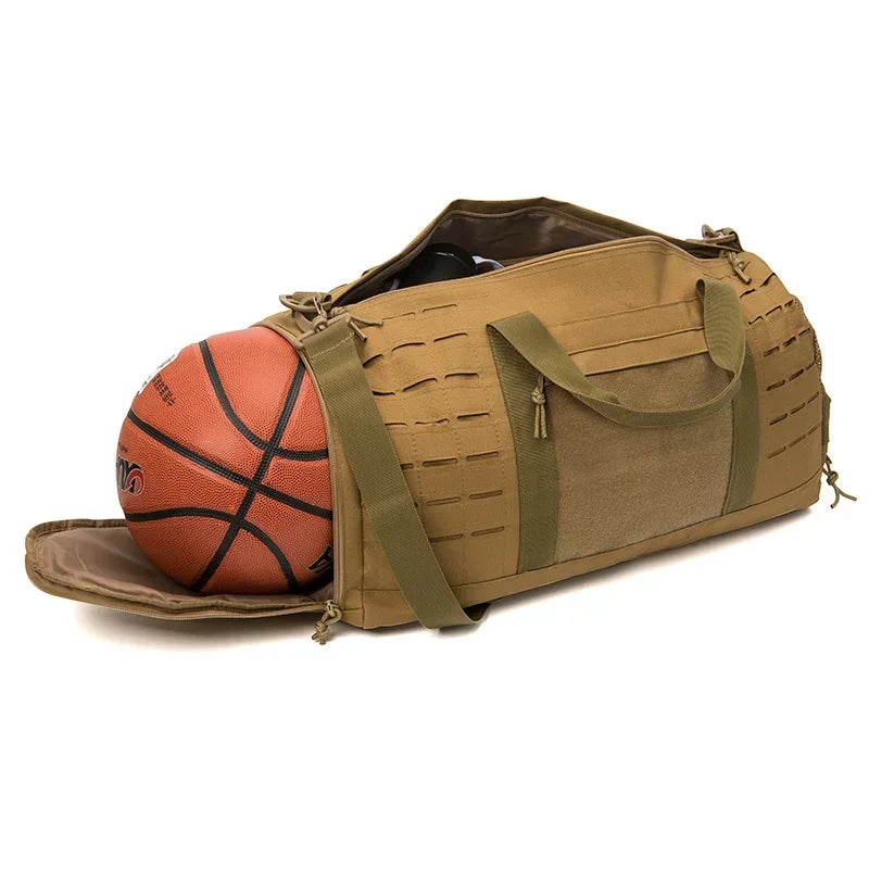 40L Sport Gym Bag Tactical Travel Duffel Bag For Men Fitness Duffel Bag Training Bag Basketball Weekender Bag Workout Deployment