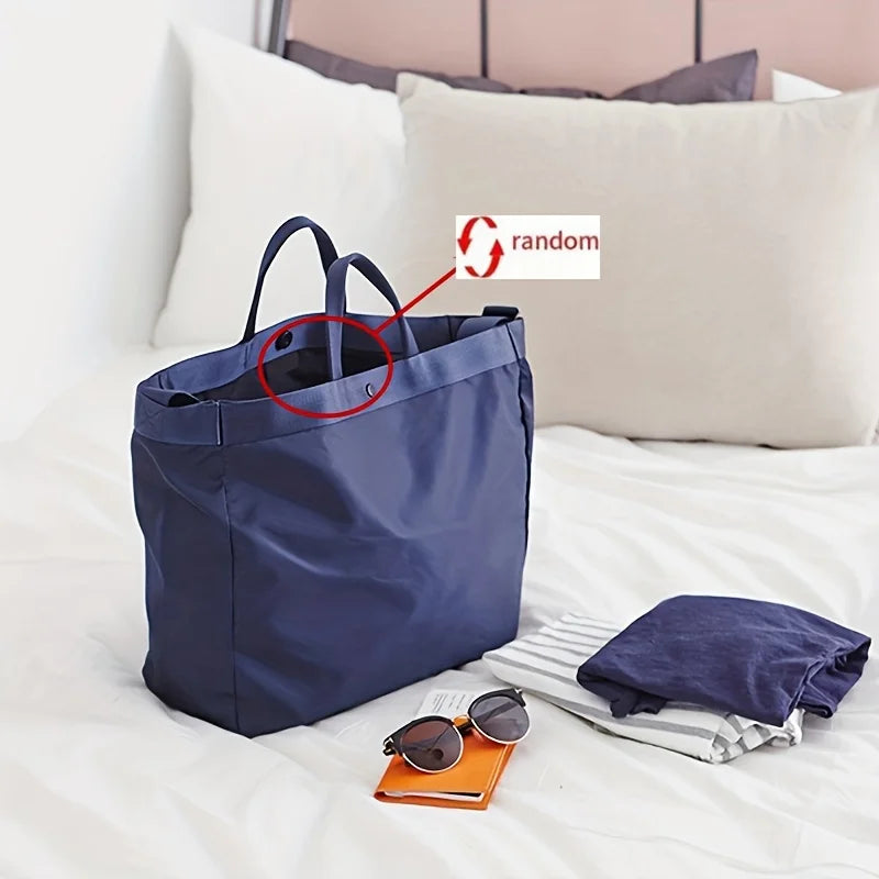 Women's Fashion Tote Bag, Waterproof Nylon, Versatile & Chic, Durable & Spacious with Double Handle