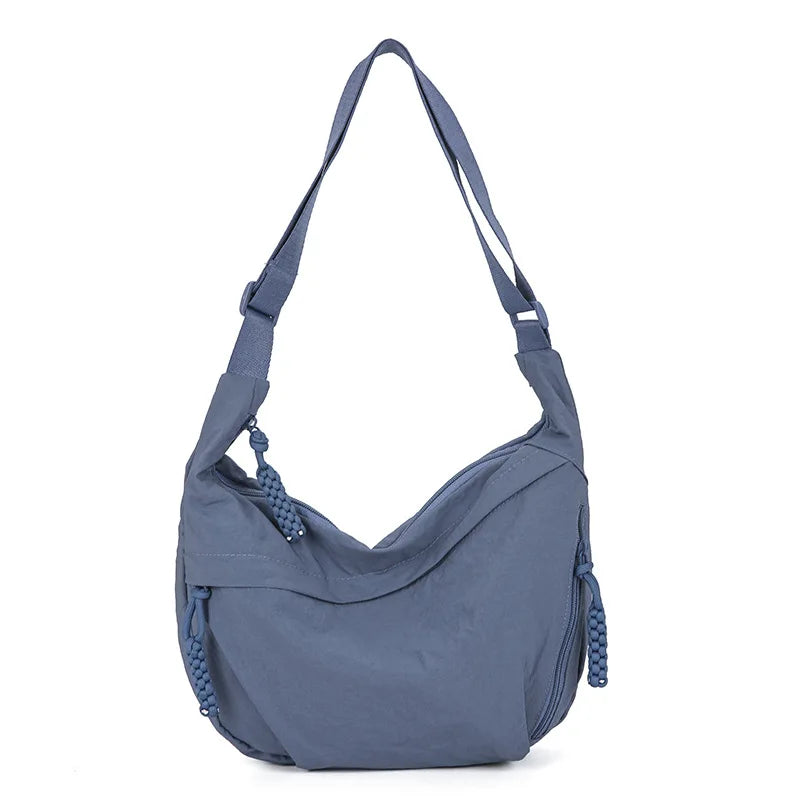 Casual Nylon Hobos Crossbody Bag for Women Designer Shoulder Bags Large Capacity Tote Bag Lady Travel Shopper Bag Female Purses