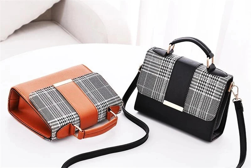 New Arrival Retro Women Handbag High Quality Ladies Crossbody Messenger Bags  PU Leather Female Flap Shoulder Bag