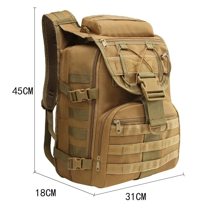 35L Large Capacity Men's Tactical Backpacks Survival Hiking Outdoor Computer Bag Treeking Day Pack Casual Sports Bag