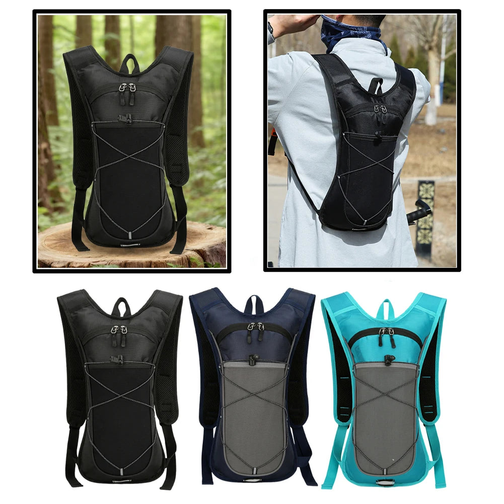 Hydration Backpack Hiking Water Pack Lightweight Water Bladder Backpack Large Capacity Running Hydration Pack for Camping Hiking
