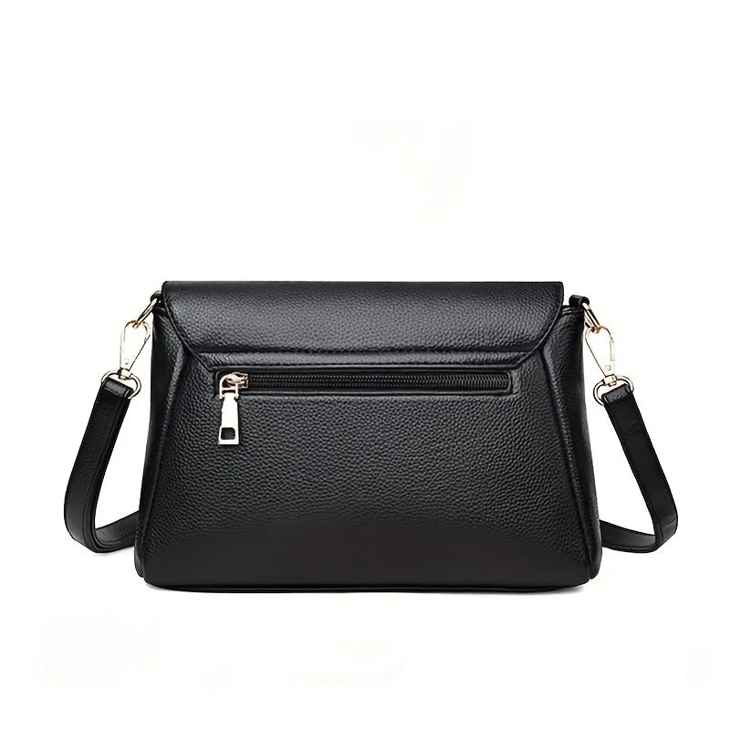 Fashionable Single-Shoulder Bag for Women, Versatile Crossbody Purse with Adjustable Strap, Waterproof Faux Leather