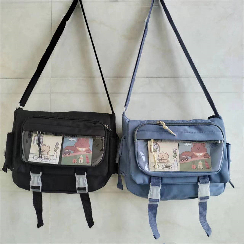 Waterproof Nylon Crossbody Bags for Women Shoulder Bags Youth Fashion Ladies Handbag Messenger Bag Teenagers Girls School Bags