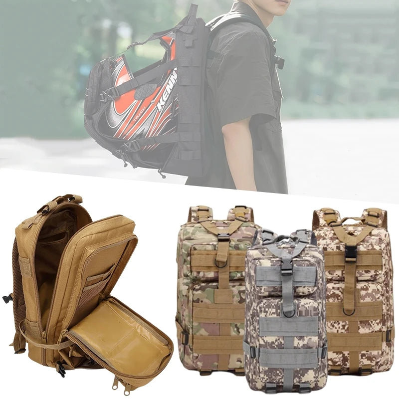 30L Mountain Tactical Backpacks Waterproof Trekking Fishing Hunting Climb Bag Outdoors Sports Hiking Camping Travel Rucksacks