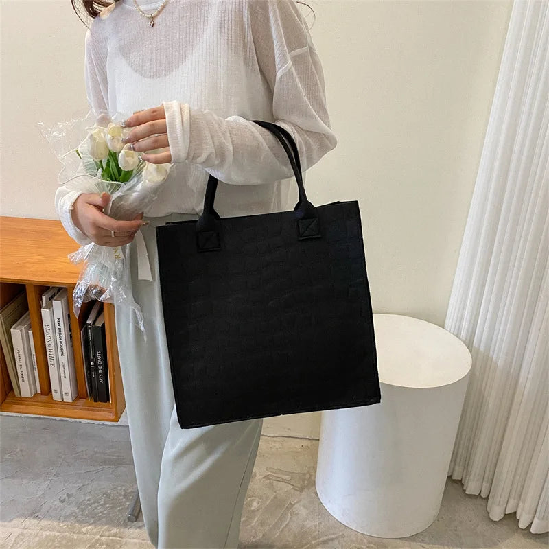 Large Capacity Cotton Shopper Tote Bags Women Shoulder Bag Ladies Casual Eco Reusable Purse and Handbag Travel Books Pack bolsa
