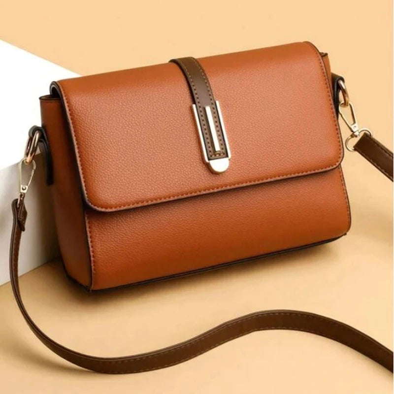 Women Shoulder Bags Ladies Messenger Crossbody Flip Purses Handbags Single Thin Adjustable Shoulder Strap Square Horizontal Bag