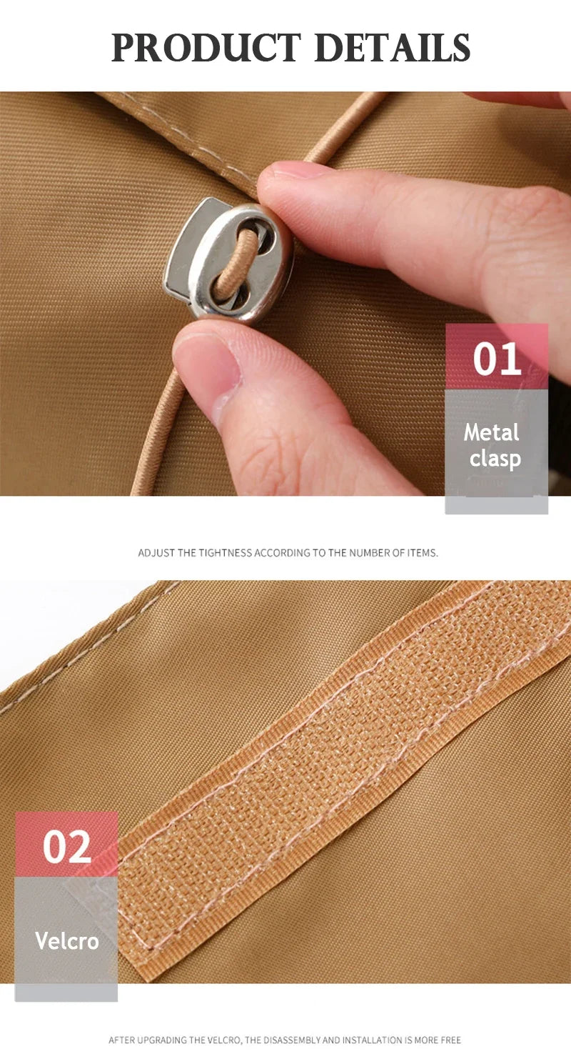 4in1 Detachable Makeup Bag Organizer Organizer  Storage Bag Separation Travel Storage Organizers Folding Portable Wash Bag