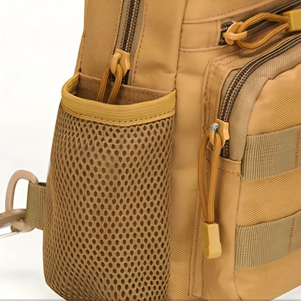 Small Outdoor Tactical Camouflage Kettle Chest Bag Men's Hiking Backpack Nylon Hunting Fishing Camo Hiking Shoulder Bag