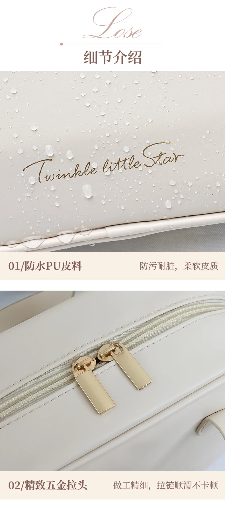 New Handheld Large Makeup Bag PU Makeup Storage Bags Partition Storage Waterproof Toilet Bag women's small Handbag