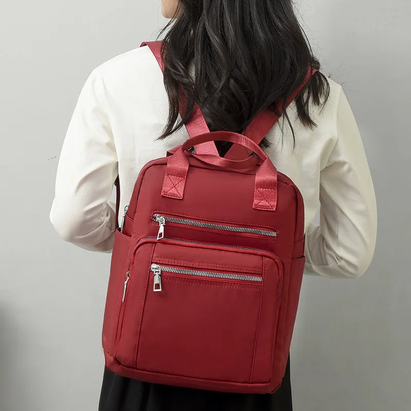 Women Backpack Travel Casual Waterproof Oxford Shoulder Bags Female Large Capacity Handbag Rucksack Multi-function School Pack