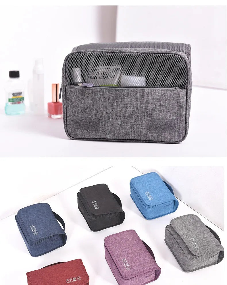 High Quality Women Makeup Bags Travel Cosmetic Bag Toiletries Organizer Waterproof Storage Neceser Hanging Bathroom Wash Bag
